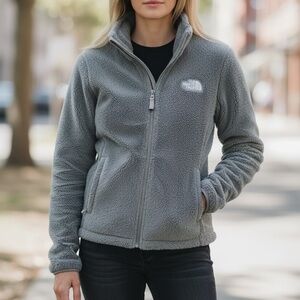The North Face Women's Gray Teddy Jacket